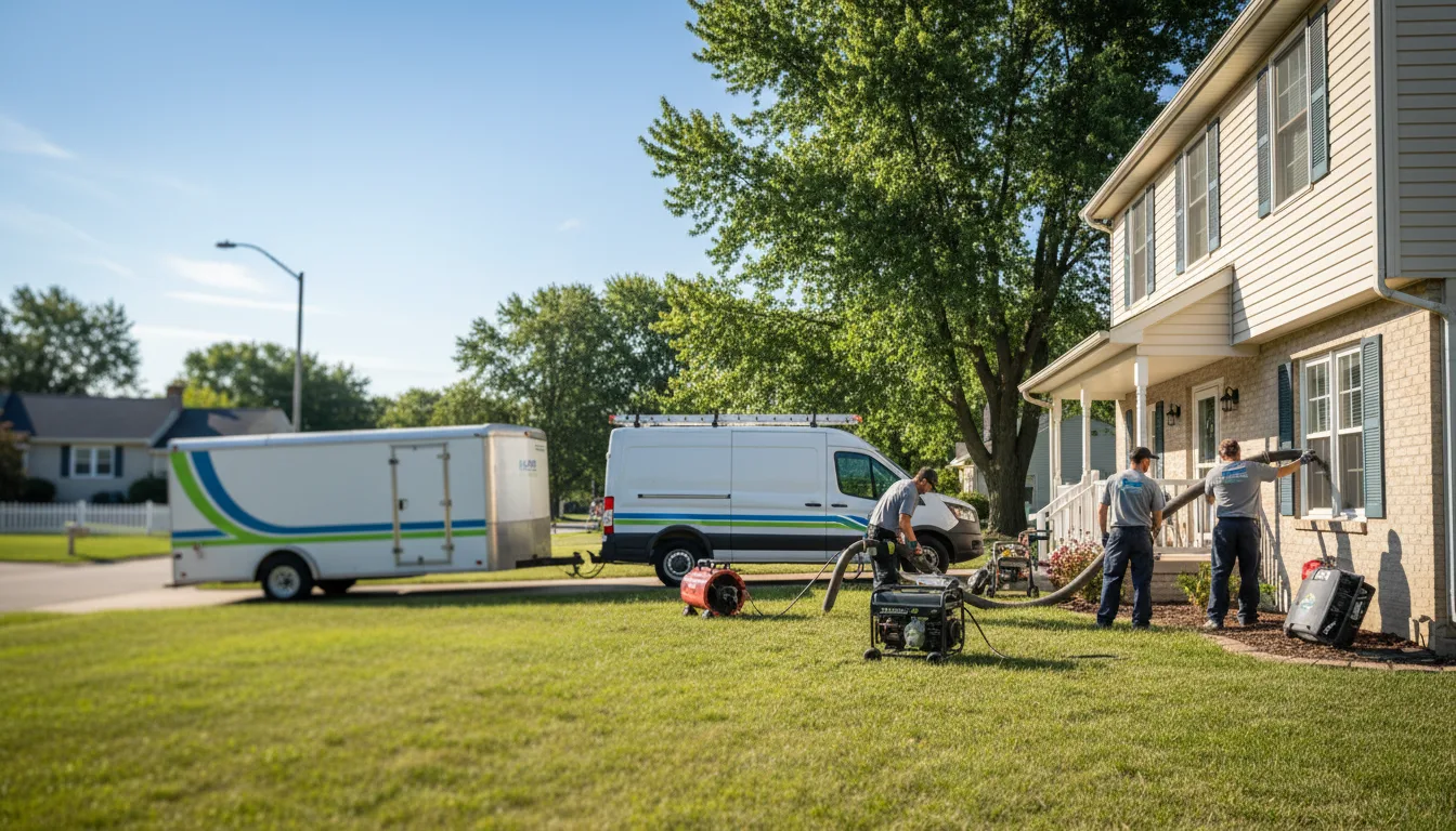 Flooded Basement Restoration And Cleanup With Repair in Ashland, OH near me